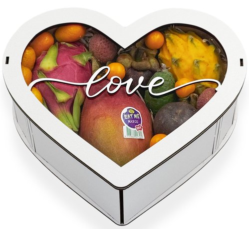 Набор экзотических фруктов "Love" white 1шт
