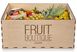 деревянная коробка с фруктами
