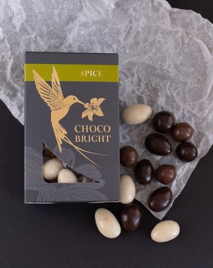 шоколадно-ореховое драже со вкусом корицы, чили, морской соли