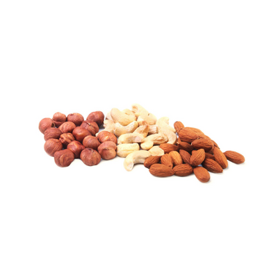 Асорті смажених горіхів (фундук, мигдаль, кешью) 150г