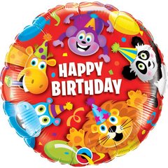 Гелієва кулька Африка "Happy Birthday!" 1шт