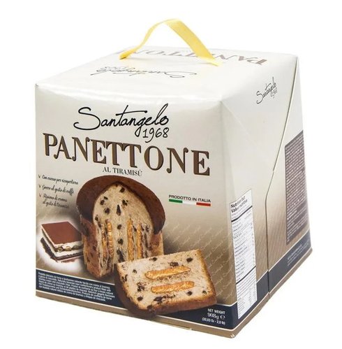 Кекс Santagelo Panettone с кремом тирамису и шоколадом