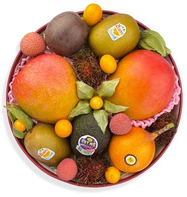 Коробка з фруктами PREMIUM №5 бордова