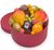 Коробка с фруктами PREMIUM №5 бордовая
