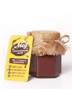 Крем-мед с бельгийским шоколадом и фундуком 220г