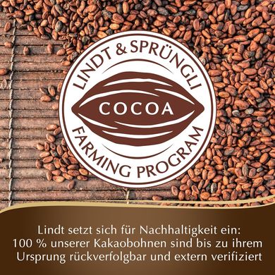 Шоколадні пластинки Lindt Hauchdünne Швейцарія темний шоколад 125г 1шт