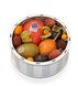 "Будь щасливою" круглая коробка с фруктами 1шт