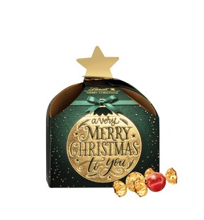 Цукерки шоколадні Lindt Merry Christmas to you Швейцарія 58г 1шт