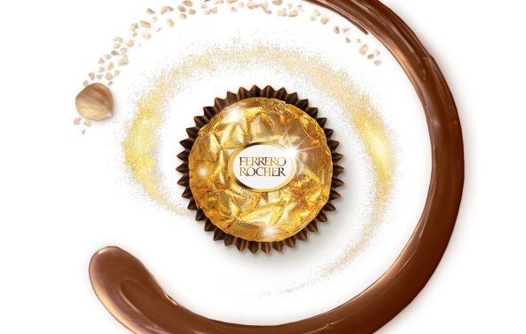 Цукерки шоколадні Ferrero Rocher Італія зірочка 37,5г 1шт