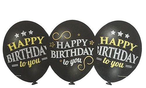 Гелієва кулька "Happy Birthday" 1шт