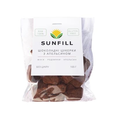 Шоколадно-апельсиновые конфеты Sunfill 100г